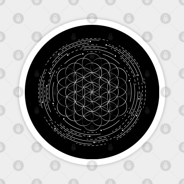 Flower Of Life Magnet by CelestialStudio